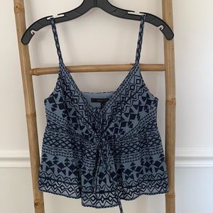 Bcbg Emeli blue top